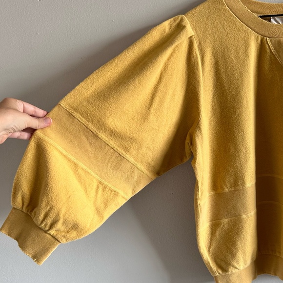 LoveShackFancy Lewin Puff-Sleeve Pullover Sweater | Size Large | NWT - Picture 10 of 16